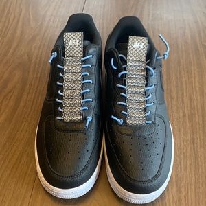 Nike Air Force 1 07 LX Black Blue White 898889-015 Women's 11.5